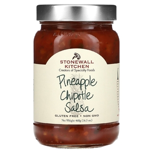 Stonewall Kitchen, ананасовая сальса и чипотле, неострая, 468 г (16,5 унции)