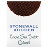 Stonewall Kitchen, вафельное печенье, какао, карамель с морской солью, 8 голландских вафель, 32 г (1,1 унции) каждое