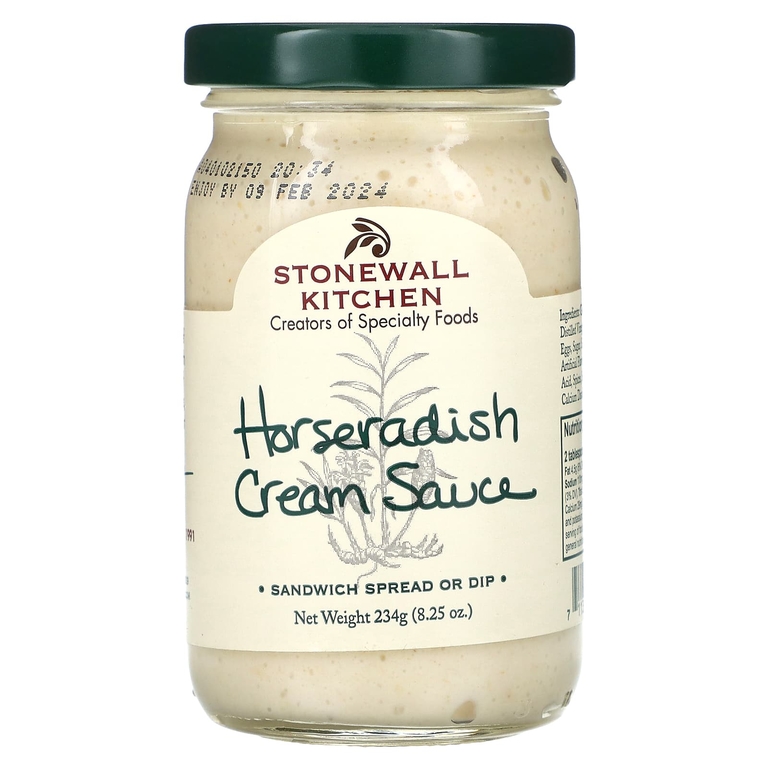 Stonewall Kitchen, сливочный соус с хреном, 234 г (8,25 унции)