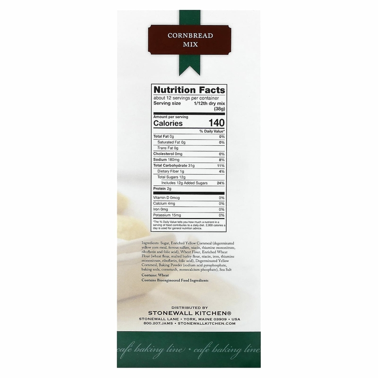 Stonewall Kitchen, смесь для кукурузного хлеба, 453,6 г (16 унций)
