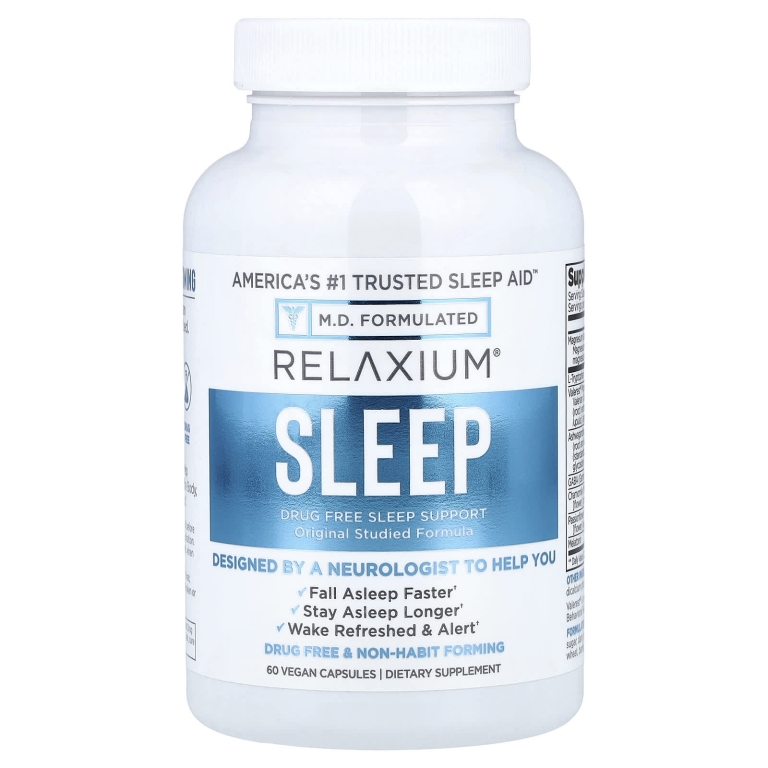 Relaxium, для сна, 60 веганских капсул