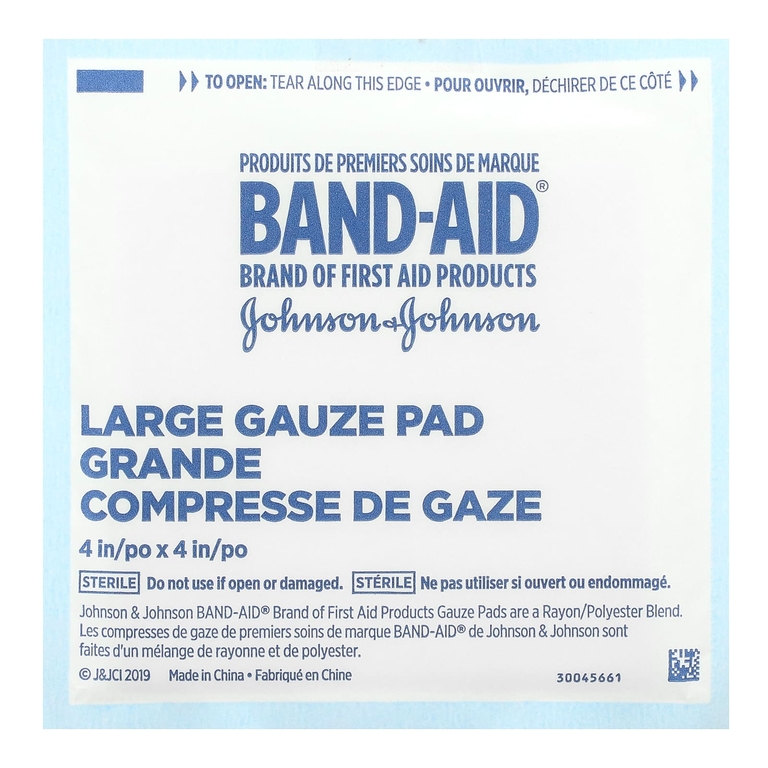 Band Aid, Cushion-Care, марлевые салфетки, большие, 25 шт.