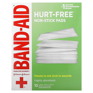 Band Aid, антипригарные прокладки, большие, 10 штук (Товар снят с продажи) 