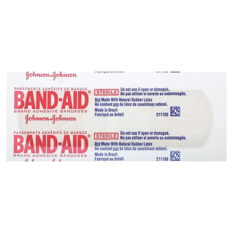 Band Aid, лейкопластыри, увлажняющие полоски, 20 шт. (Товар снят с продажи) 