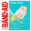 Band Aid, Лейкопластыри, Skin-Flex, разные размеры, 60 бинтов