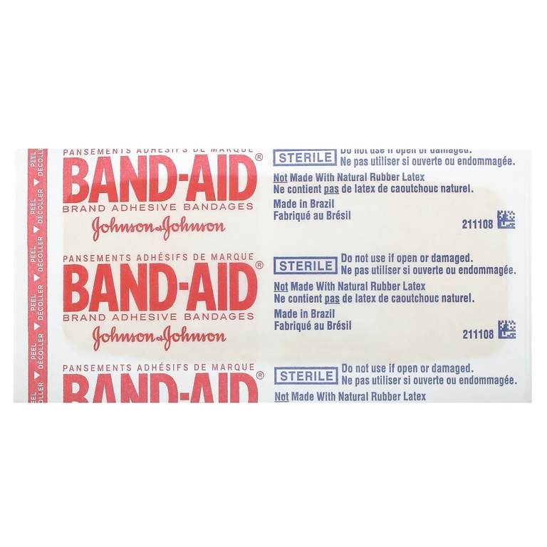 Band Aid, лейкопластыри, с водным блоком, гибкие, очень большие, 7 шт. (Товар снят с продажи) 