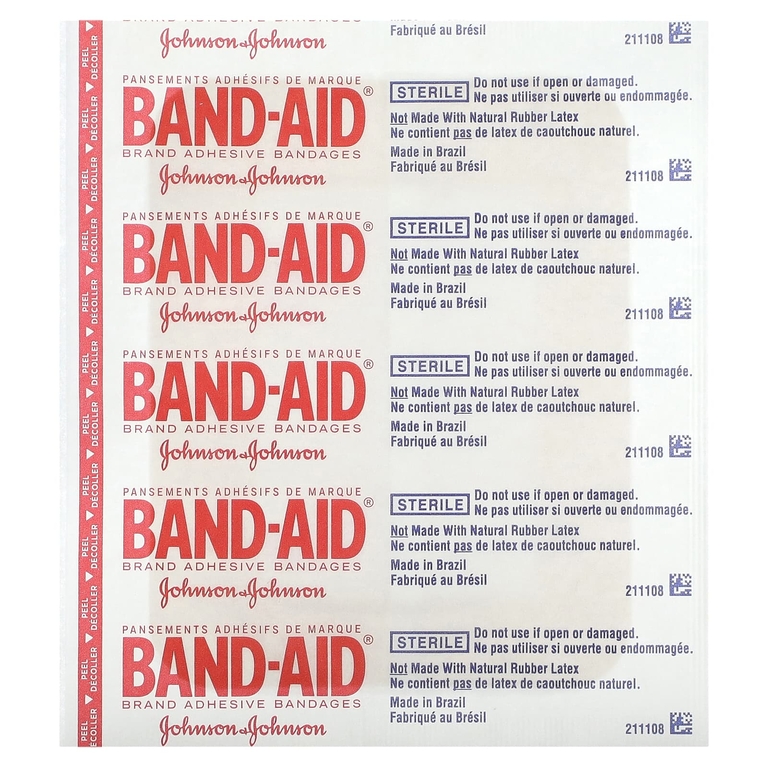 Band Aid, клейкая оболочка, Skin-Flex, большая, 6 шт. (Товар снят с продажи) 
