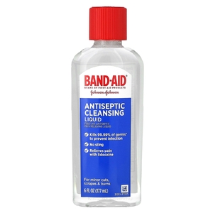 Band Aid, очищающий жидкий антисептик, 177 мл (6 жидк. унций)
