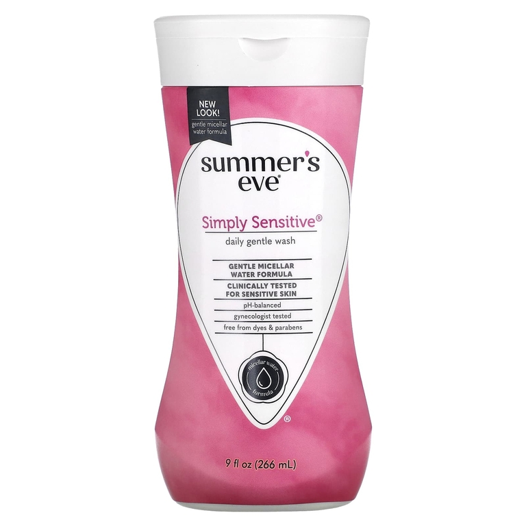 Summer's Eve, Daily Gentle Wash, для чувствительной кожи, для чувствительной кожи, 266 мл (9 жидк. унций)