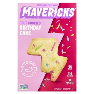 Mavericks, Болт печенье, со вкусом торта, 200 г (7,04 унции) (Товар снят с продажи) 