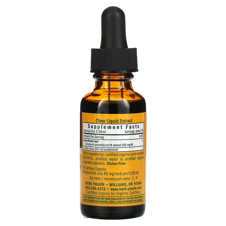 Herb Pharm, Гвоздика, сизигий ароматический, 30 мл (1 жидк. Унция)