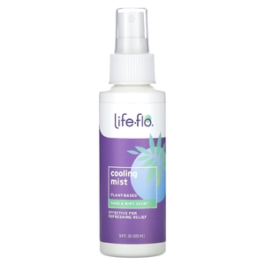Life-flo, охлаждающий спрей, с ароматом шалфея и мяты, 100 мл (3,4 жидк. унции)