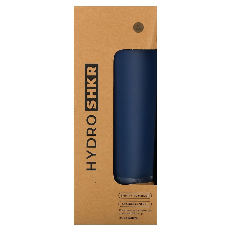 HydroJug, HydroSHKR, стакан-шейкер, темно-синий, 700 мл (24 унции)