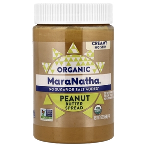 MaraNatha, органическая арахисовая паста, кремовый вкус, 454 г (16 унций)