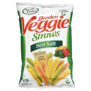 Sensible Portions, Garden Veggie Трубочки, морская соль, 141 г (5 унций)