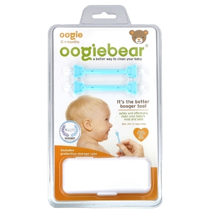 oogiebear, It's The Better Booger Tool, от 0 месяцев, синий, 2 шт.