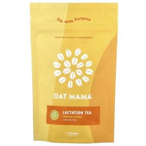 Oat Mama, чай для кормления грудью, тропические цитрусы, без кофеина, 14 чайных пакетиков, 32 г (Товар снят с продажи) 