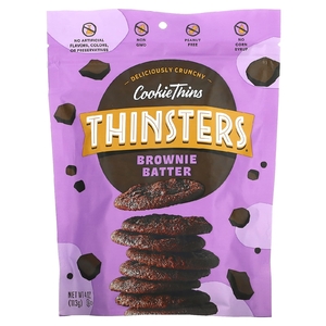 Thinsters, Thinsters, Cookie Thins, тесто для брауни, 113 г (4 унции) (Товар снят с продажи) 