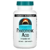 Source Naturals, пантотеновая кислота, 250 мг, 250 растительных капсул