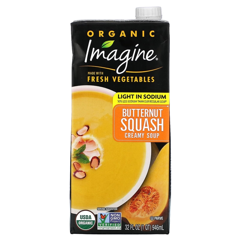 Imagine Soups, органический крем-суп, мускатная тыква, 946 мл (32 жидк. унции)
