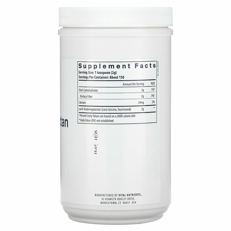 Vital Nutrients, арабиногалактан в порошке, 300 г (10,6 унции)