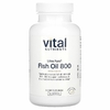 Vital Nutrients, ультрачистый рыбий жир 800, со вкусом лимона, 90 мягких таблеток