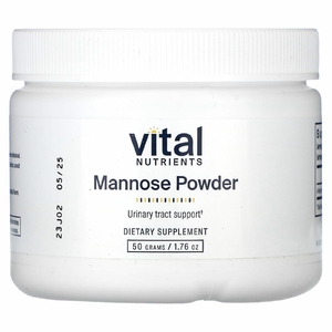 Vital Nutrients, манноза в порошке, 50 г (1,76 унции)