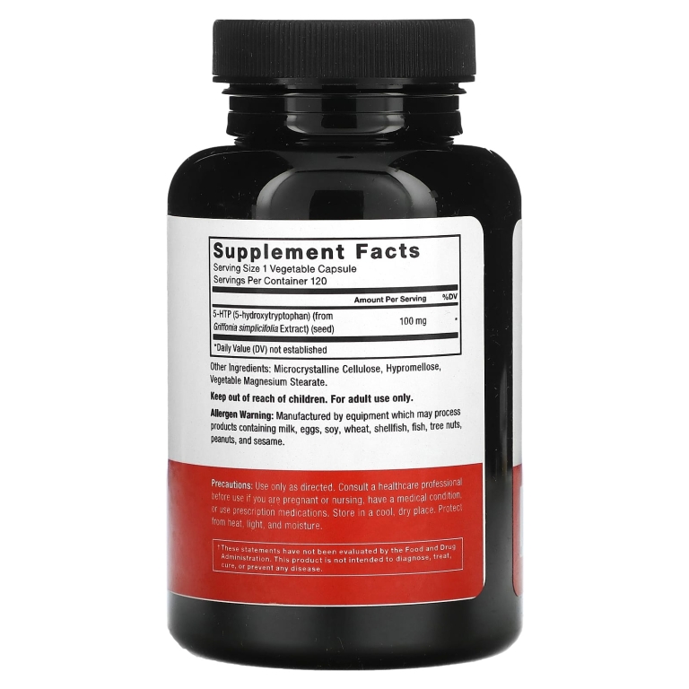 Force Factor, 5-HTP, 100 мг, 120 растительных капсул (Товар снят с продажи) 