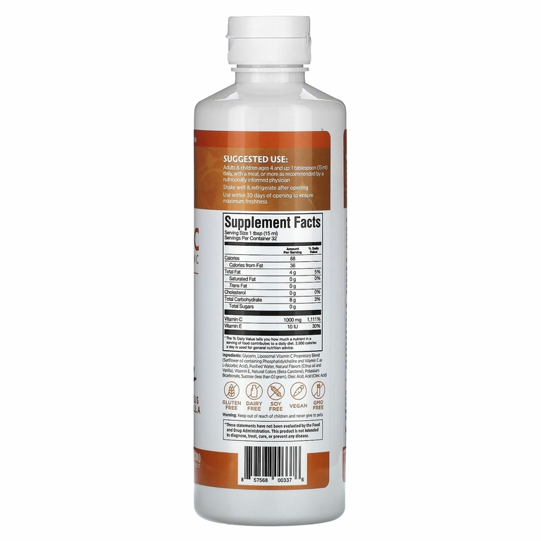 BrainMD, Neuro-C, цитрус и ваниль, 473 мл (16 жидк. унций)
