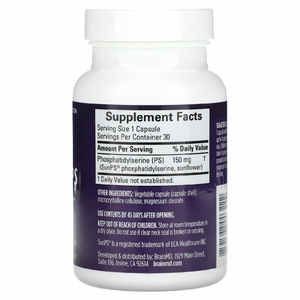 BrainMD, Neuro-PS, 30 веганских капсул (150 мг в 1 капсуле)