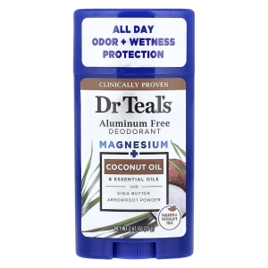 Dr. Teal's, Дезодорант без алюминия, магний и кокосовое масло, 75 г (2,65 унции) (Товар снят с продажи) 