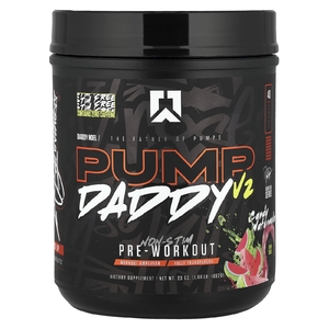RYSE, Pump Dummy V2, предтренировочный комплекс без стимуляторов, со вкусом арбуза, 652 г (1,44 фунта) (Товар снят с продажи) 