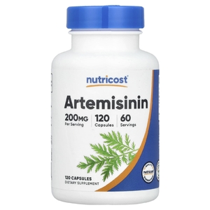 Nutricost, артемизинин, 120 капсул (100 мг в 1 капсуле)