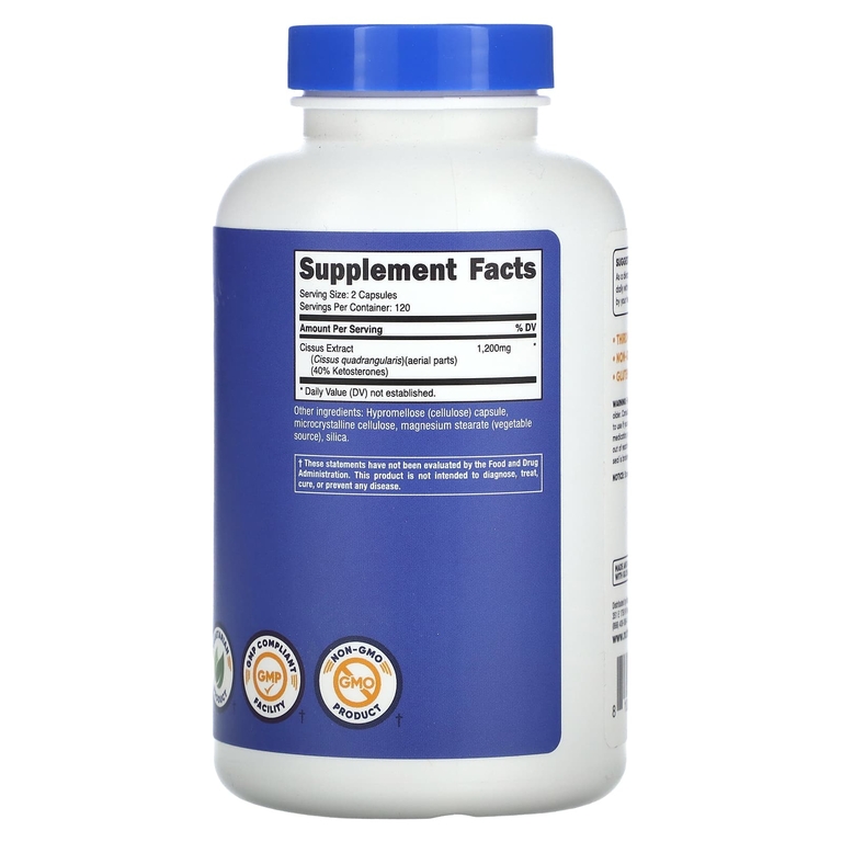 Nutricost, Циссус, 240 капсул (600 мг на капсулу)