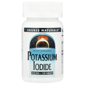 Source Naturals, йодид калия, 120 таблеток