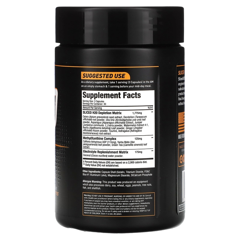 MuscleSport, Sliced, H2O Revolution, 90 капсул (Товар снят с продажи) 