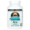 Source Naturals, Пантотеновая кислота, 100 мг, 250 таблеток