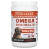 StrellaLab, Omega Skin Health с жиром лосося, для собак и кошек, со вкусом лосося, 180 жевательных таблеток, 513 г (18 унций)