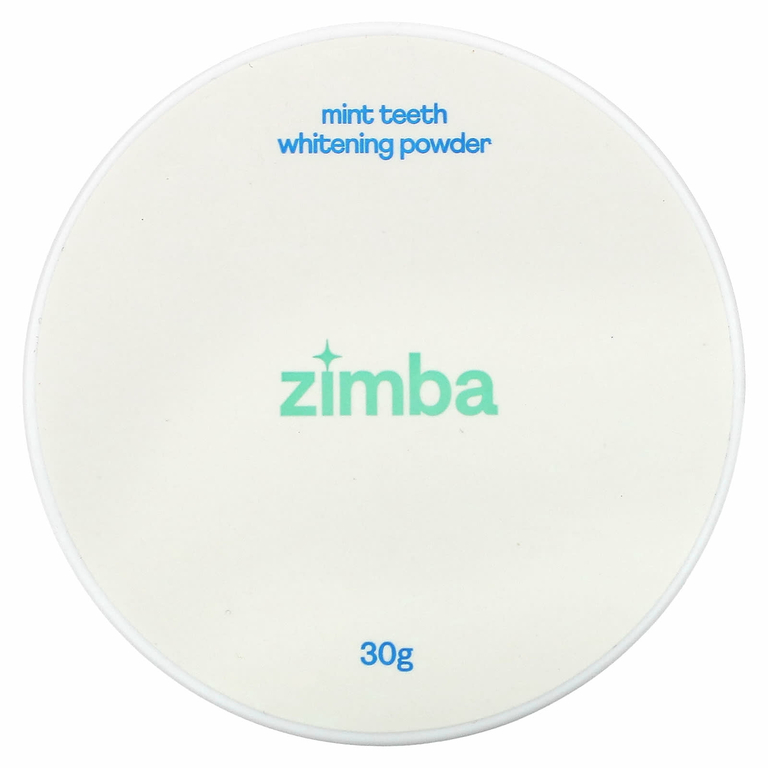Zimba, порошок для отбеливания зубов с мятой, 30 г