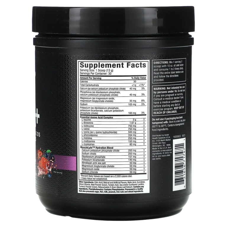 MuscleTech, Platinum, 100% EAA+, фруктовый пунш, 393 г (13,86 унции)
