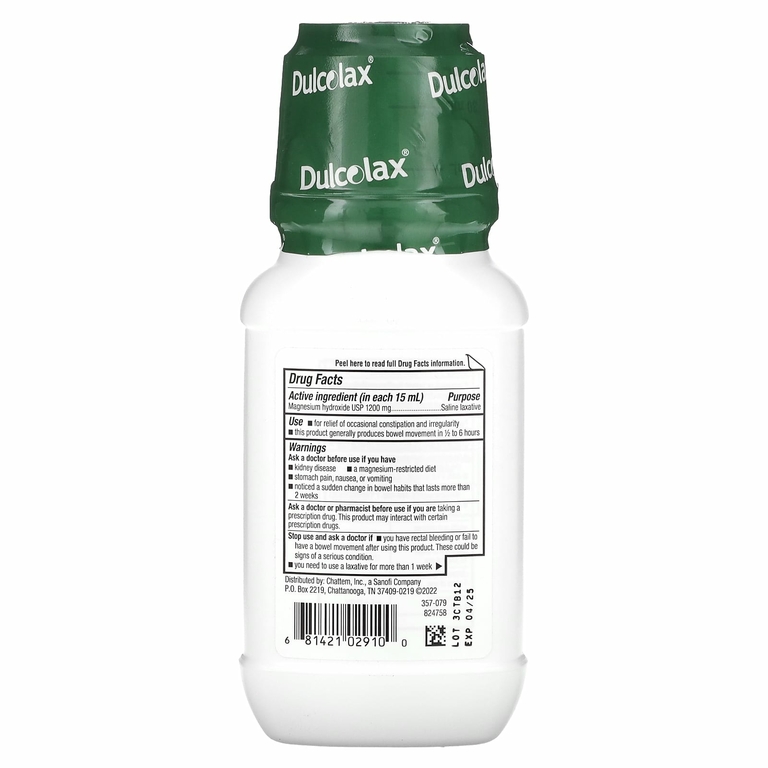 Dulcolax, жидкое слабительное, вишня, 354 мл (12 жидк. унций)
