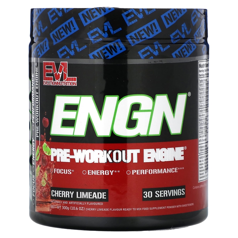 EVLution Nutrition, ENGN, предтренировочный комплекс, со вкусом вишневого лаймада, 300 г (10,6 унции)