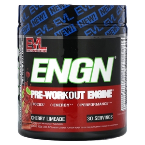 EVLution Nutrition, ENGN, предтренировочный комплекс, со вкусом вишневого лаймада, 300 г (10,6 унции)