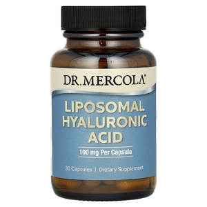 Dr. Mercola, липосомальная гиалуроновая кислота, 100 мг, 30 капсул