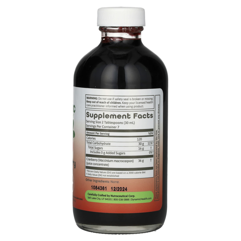 Dynamic Health, клюквенный концентрат, 237 мл (8 жидк. унций) (Товар снят с продажи) 