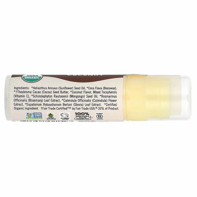 Eco Lips, Mongo Kiss, бальзам для губ, кокос, 7 г (0,25 унции) (Товар снят с продажи) 
