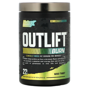 Nutrex Research, Outlift Burn, со вкусом Maui Twist, 422,4 г (14,92 унции)