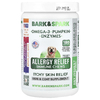 Bark&Spark, Allergy Relief, Immune, жевательные таблетки, для снятия зуда, для собак, арахисовое масло, 180 жевательных таблеток, 396 г (13,9 унции)