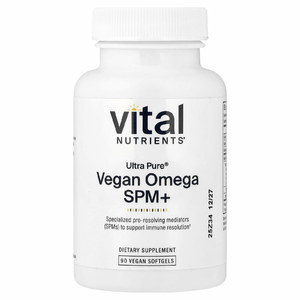 Vital Nutrients, Ultra Pure®, веганская омега SPM+, 90 веганских капсул