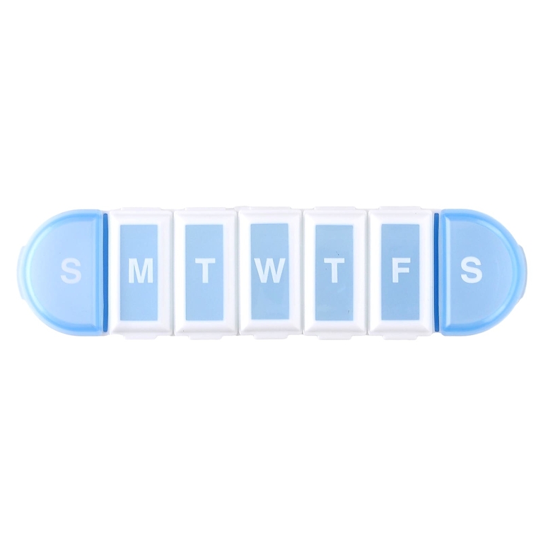 Ezy Dose, планнер для таблеток, на неделю, с округлой формы, 1 шт.